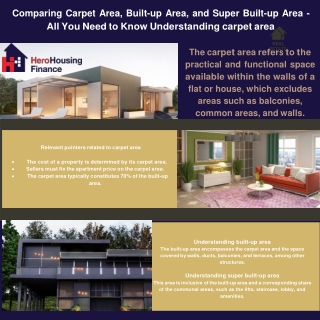 Comparing Carpet Area, Built-up Area, and Super Built-up Area