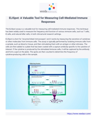 ELISpot: A Valuable Tool for Measuring Cell-Mediated Immune Responses