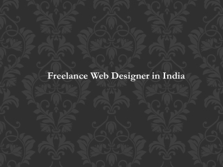 Freelance Web Designer in India