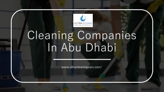 cleaning companies in abu dhabi