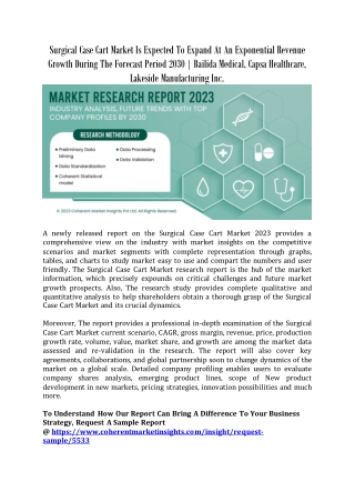 Surgical Case Cart Market  Growth Forecast 2030