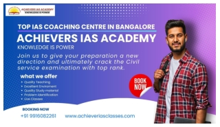 Top IAS Coaching Centre In Bangalore