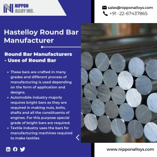 Inconel Round Bar | Pipe |Sheet | Tube Manufacturer - Nippon Alloys Inc