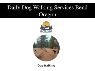 Daily Dog Walking Services Bend Oregon