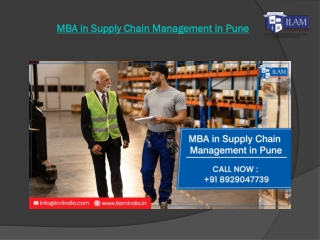 MBA in Supply Chain Management in Pune