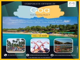 Amazing Corporate Offsite Venues in Goa
