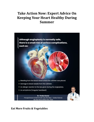 Expert Advice On Keeping Your Heart Healthy During Summer