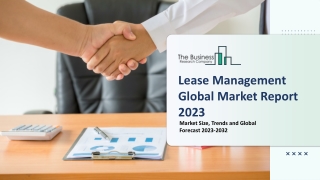 Lease Management Market Size, Key Drivers, Growth, Demand, Analysis 2023-2032