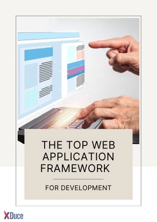 THE TOP WEB APPLICATION FRAMEWORK FOR DEVELOPMENT