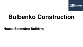 House Extension Builders