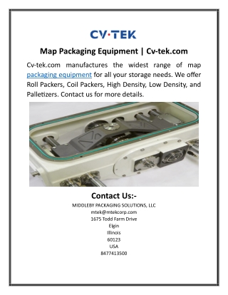 Map Packaging Equipment Cv-tek