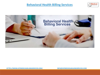 Behavioral Health Billing Services