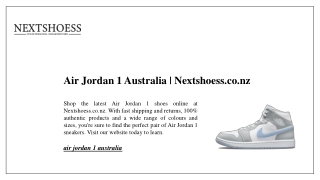 Air Jordan 1 Australia | Nextshoess.co.nz