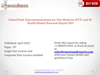 Push Telecommunications for Tele-Medicine (PTT) and M-Health Market Key Players