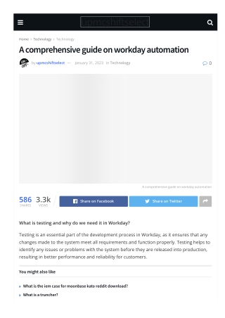 A comprehensive guide on workday automation