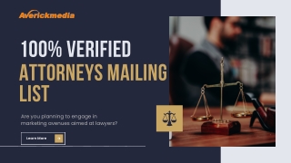 Attorney Email List for Legal Marketing