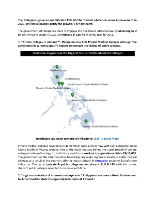 Philippines Medical Education Market - Ken Research