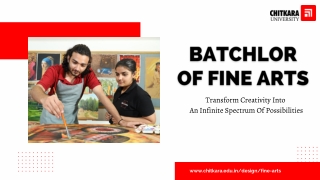 Batchlor of Fine Arts