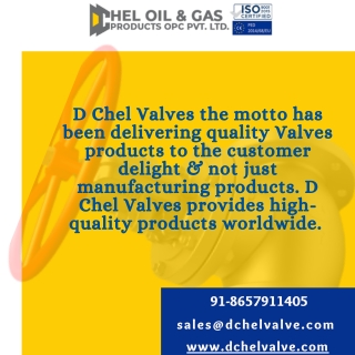 Ball Valves | Gate Valves | Butterfly Valves - DChel Valves