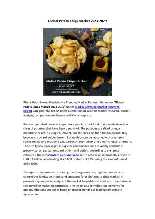 Global Potato Chips Market 2023-2029
