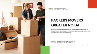 Packers Movers Greater Noida, Best Packers Movers Greater Noida