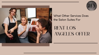 Getting The Best Salon Space For Rent in Los Angeles | The Den Salon