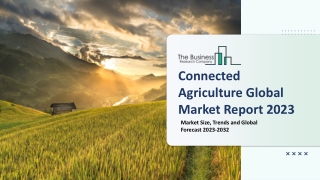 Connected Agriculture Market 2023 - CAGR Status, Major Players, Forecasts 2032