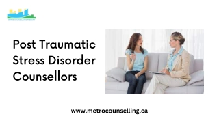 Post Traumatic Stress Disorder Counsellors