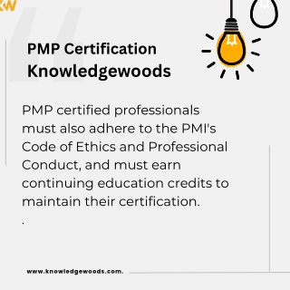 pmp certification knowledgewoods