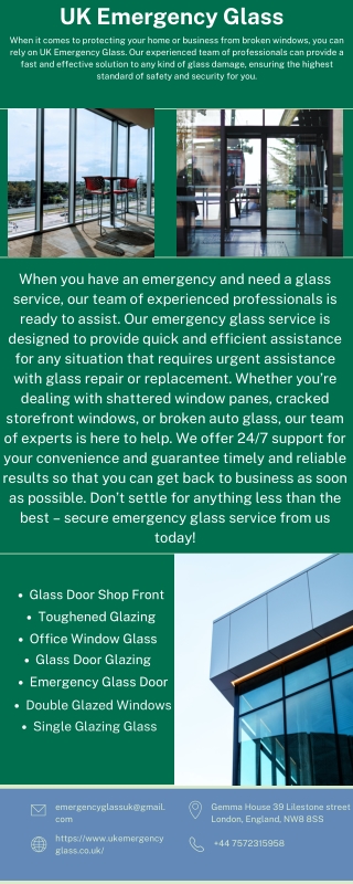 Toughened Glass Shopfront
