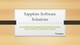 Top 10 Software Development Companies in Austin, Texas  Leading IT Companies in Austin