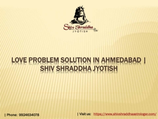 Love Problem Solution in Ahmedabad, Shiv Shraddha Jyotish