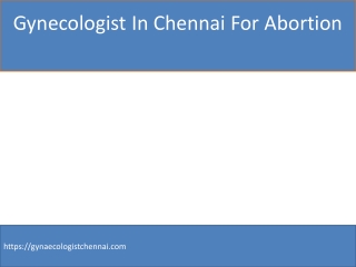 Best Gynecologist In Chennai For Pregnancy