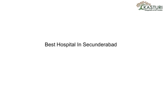 Best Hospital In Secunderabad