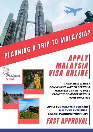 Malaysia Visa Online: Apply for Malaysia eVISA or ENTRI Visa