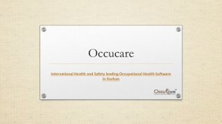 International Health and Safety leading Occupational Health Software in Durban