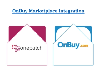 OnBuy Multichannel Integration Solution | OnBuy Inventory and Order Management