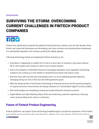 Surviving the Storm_ Overcoming Current Challenges in Fintech Product Companies