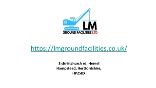 LM Ground Facilities PPT