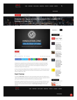 indiabiz-live-hindustan-zinc-shares-are-under-focus-ahead-of-the-companys-4th-q-earnings-on-friday-april-2-