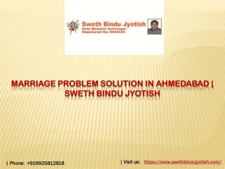 Marriage Problem Solution in Ahmedabad, Sweth Bindu Jyotish