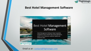 Best Hotel Management Software