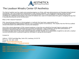The Loudoun Miradry Center Of Aesthetica