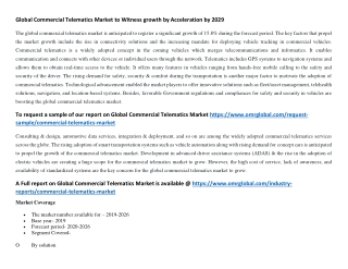 Global Commercial Telematics Market