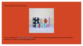 Shoe Boxes Wholesale