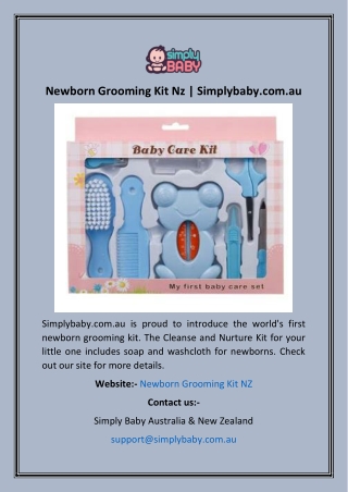 Newborn Grooming Kit Nz  Simplybaby.com