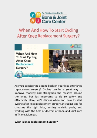 Hip-Knee Replacement surgery in Mumbai