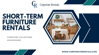 Furniture Rentals Online for Short term Stays