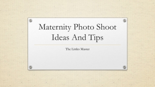 Maternity Photo Shoot Ideas And Tips