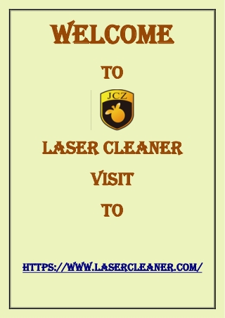 LaserJet Portable- Streamlined Laser Cleaning for All Applications